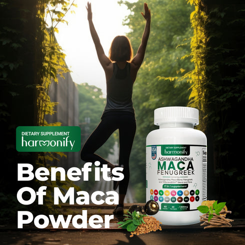 HARMONIFY Maca & Fenugreek Sexual Enhancement Supplement
